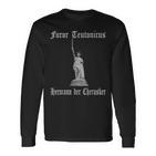 Hermann Der Cherusker Teutonicus Nibelungen German Langarmshirts