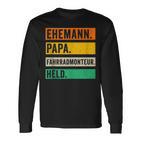 Herren Fahrradmonteur Papaateratertag Fahrradwerkstatt Langarmshirts