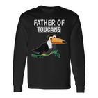 Herren Jungen Father Of Toucans Papaatertag Tukan Langarmshirts