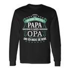 Herren Opa Atertag Papa Spruch Grossvater Geburtstag Langarmshirts