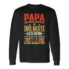 Herren Papa Undater Geschenk Lustiger Spruch Herrenatertag Langarmshirts