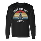 Herren Zwergschnauzer Papa Geschenk Langarmshirts