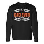 Herrenater Bester Papa Ever Ende Der Diskussion Papa Langarmshirts