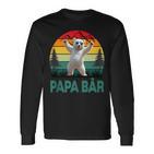 Herrenatertagsgeschenk Papa Bäratertagater & Opa Geschenk Langarmshirts