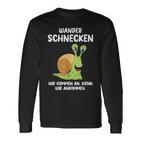 Hiking Snail Hiking Hiking Langarmshirts