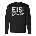 Ice Dealer For Ice Cream Sellers Langarmshirts