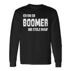 Ich Bin Ein Boomer Und Stolz Drauf Langarmshirts