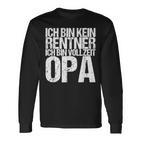 Ich Bin Kein Rentner Ich Bin Vollzeit Opa Langarmshirts