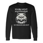 Ich Bin Nicht Nachtragend Langarmshirts, Vergesse Nicht Spruch Tee