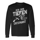 Ich Bin Tiefenentspannt Taucher Langarmshirts