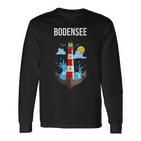 Ich Liebe Den Bodensee Black Langarmshirts