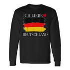 Ich Liebe Deutschland I Love Germany Langarmshirts