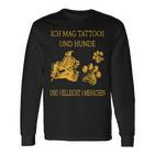 Ich Much Tattoos And Dogs Langarmshirts