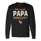 Ich Werde Papa 2024 Surprise Du Wirst Papa 2024 Langarmshirts