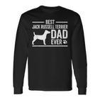 Jack Russell Terrier Dad Best Dog Owner Ever Langarmshirts