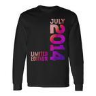 Jahr 2014 Monat Juli 2014 Retro 2014Intage 2014 Langarmshirts