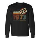 Jahrgang 1973 Retro Geburtstags Zum 51 Geburtstag Langarmshirts