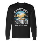 Kanufahrer Kanu Kanutour Survivor 2024 Langarmshirts