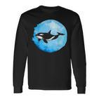 Killer Whale Orca Langarmshirts