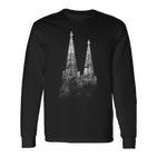 Köln Vintage Langarmshirts: Karneval & Kölner Dom Liebhaber