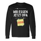 Komm Wir Essen Opa Punctuation Mark Comma Sayings Langarmshirts