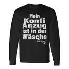 Konfirmanden Konfi Suit In Der Wäsche Confirmation Langarmshirts