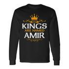 Könige Heißen Amir Langarmshirts