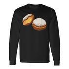 Krapfen Faschingskrapfen Berlin Pancakes Langarmshirts