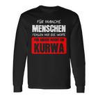 Kurwa Poland Pole Warsaw Langarmshirts