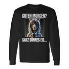 Lama Kaffee Morgenschen Guten Morgen Ganz Thinnes Ice Cream Langarmshirts