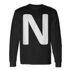 Letter N Langarmshirts