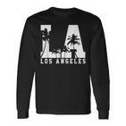 Los Angeles La California Usa America Souvenir Langarmshirts