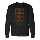 Love Heart Nina GrungeVintage Style Nina Langarmshirts