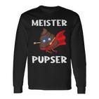 I Love Kacken Kackheen Fart Pupsen Meister Pupser Langarmshirts