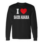 I Love Saudi Arabia Langarmshirts