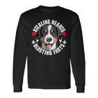 Lustiger Appenzeller Sennenhund Herzen Stehlen Sprengfurze Langarmshirts