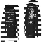 Lustiges Guten Morgen Ganz Dünnes Eis Morgenmuffel Schrift Langarmshirts
