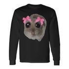 Lustiges Hamster Hamsti Dame Meme Langarmshirts