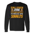 Lustiges Kartoffel-Spruch Langarmshirts - Leben ohne Sinn