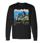 Machu Picchu Langarmshirts