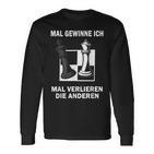 Mal Gewinne Ich Mal Verlieren Die Anderen Chess Chess Game Langarmshirts