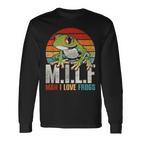 Man I Love Frogs Red Eye Leaf Frog Langarmshirts