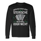 Mein Nachbar Hört Steirische Harmonika Quetschn Langarmshirts