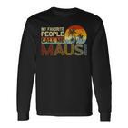 Meine Lieblingsmenschennen Mich Mausiintage Retro Mausi Langarmshirts