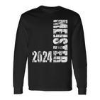 Meister 2024 Aufsteigerintage Motif Team Football Fun Langarmshirts