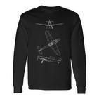 Messerschmitt Bf 109 Deutscher W2 Black Langarmshirts