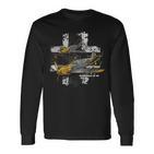 Messerschmitt Bf 109 Wwii Aeroplane History Langarmshirts