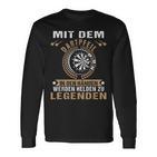 Mit Dem Dartpfeil In Den Hands Werden Helden Zu Legends Langarmshirts