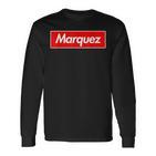 Name Marquez Langarmshirts