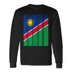 Namibian Flag Namibia Vintage Namibia Langarmshirts